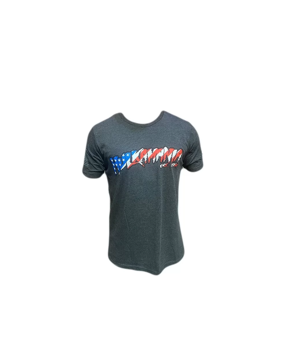 Gray Hulkamania Flag Tee $8.20 Apparel