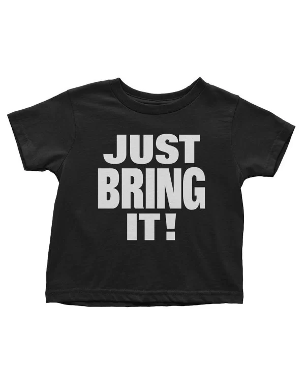 Toddler Black The Rock Just Bring It! T-Shirt $7.04 T-Shirts