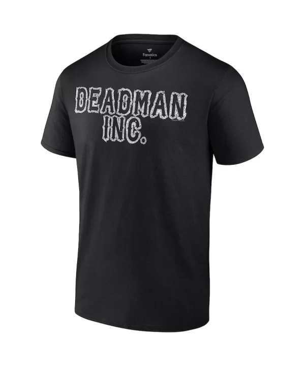 Men's Fanatics Branded Black The Undertaker Vengeance Unearthed Retro T-Shirt $11.28 T-Shirts