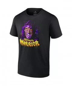 Men's Fanatics Branded Black The Ultimate Warrior In Your Face T-Shirt $9.12 T-Shirts