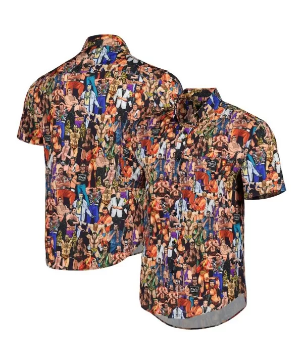 Men's RSVLTS Scott Hall Tribute KUNUFLEX Button-Down Shirt $19.60 Apparel