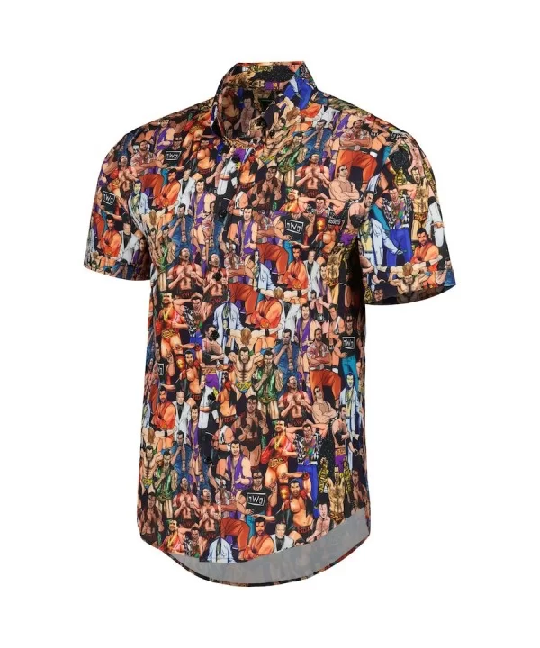 Men's RSVLTS Scott Hall Tribute KUNUFLEX Button-Down Shirt $19.60 Apparel