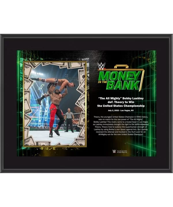 Bobby Lashley Framed 10.5" x 13" 2022 Money in the Bank Sublimated Plaque $11.04 Home & Office