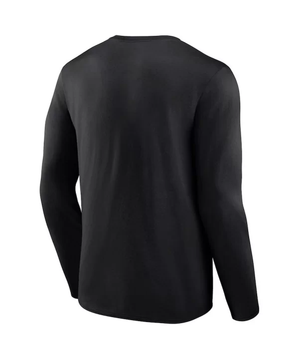 Men's Fanatics Branded Black The Undertaker Logo Long Sleeve T-Shirt $12.04 T-Shirts