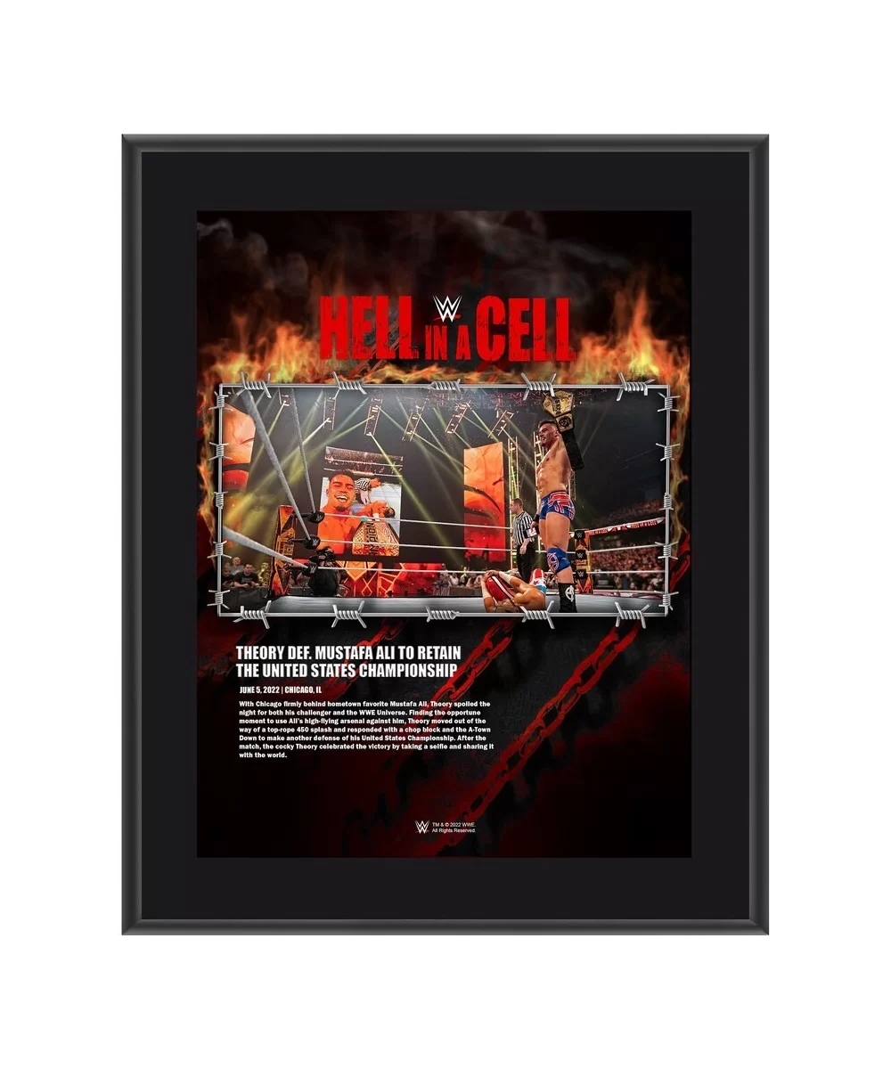 Theory 10.5" x 13" 2022 Hell in a Cell Sublimated Plaque $11.52 Home & Office