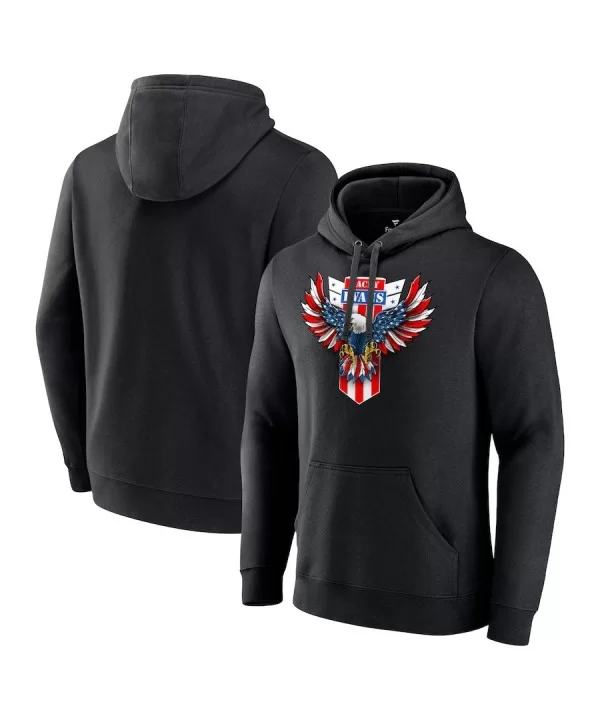 Men's Fanatics Branded Black Lacey Evans Eagle Pullover Hoodie $14.40 Apparel