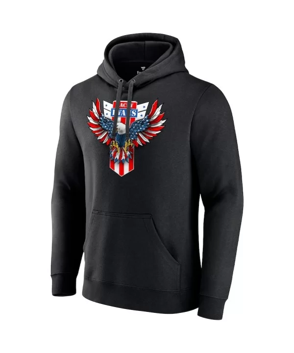 Men's Fanatics Branded Black Lacey Evans Eagle Pullover Hoodie $14.40 Apparel