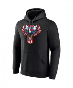 Men's Fanatics Branded Black Lacey Evans Eagle Pullover Hoodie $14.40 Apparel