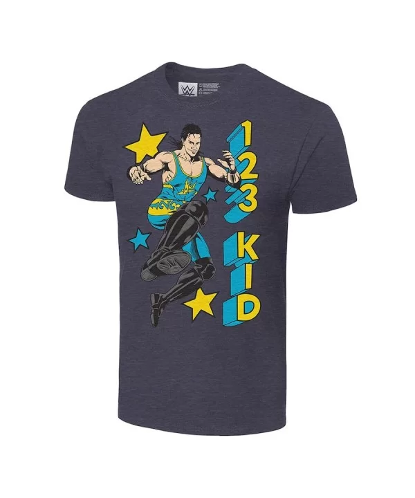 Men's Heathered Navy X-Pac 1-2-3 Kid Legends Illustrated T-Shirt $7.44 T-Shirts