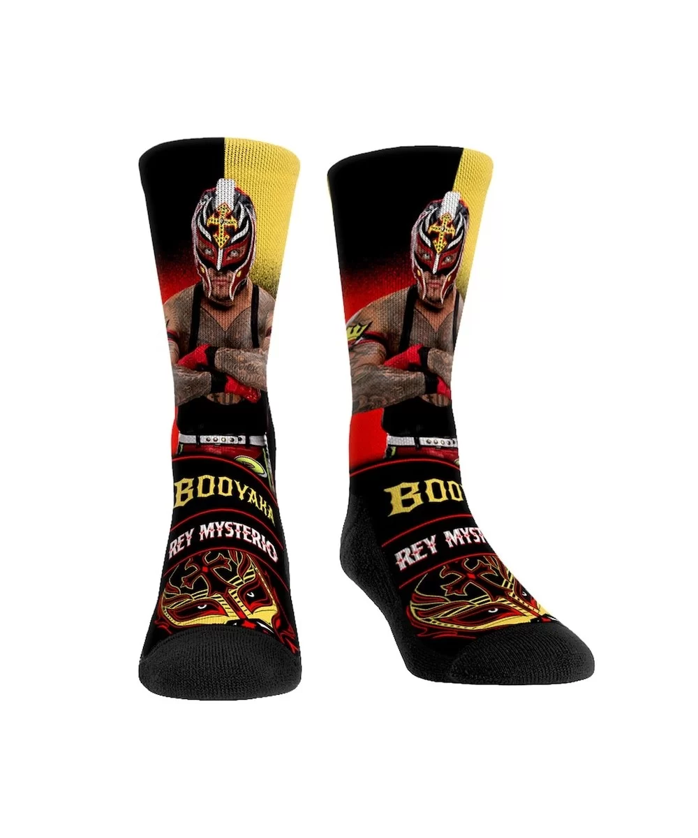 Youth Rock Em Socks Rey Mysterio Stare Down Crew Socks $5.76 Apparel