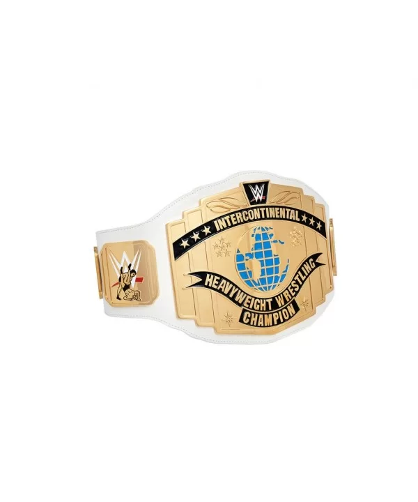 White WWE Intercontinental Championship Commemorative Title Belt $100.00 Belts