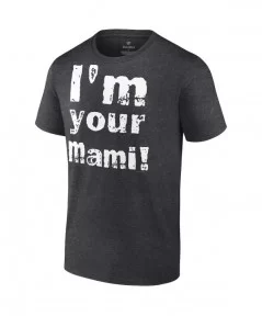 Men's Fanatics Branded Heather Charcoal Rhea Ripley I'm Your Mami T-Shirt $7.68 T-Shirts