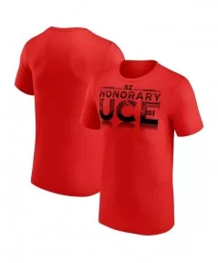 Men's Red Sami Zayn Honorary Uce T-Shirt $5.12 T-Shirts