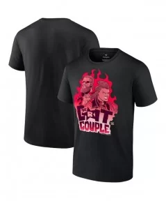 Men's Fanatics Branded Black Edge & Beth Phoenix Grit Couple T-Shirt $8.40 T-Shirts