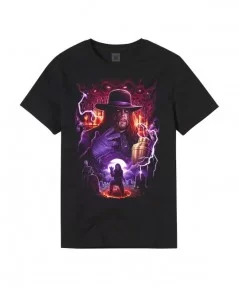 Men's Black The Undertaker Hell's Gate T-Shirt $8.40 T-Shirts