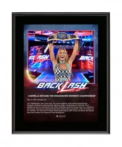 Carmella Framed 10.5" x 13" 2018 Backlash Sublimated Plaque $10.56 Home & Office