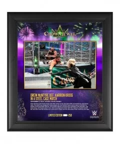 Drew McIntyre Framed 15" x 17" 2022 Crown Jewel Collage - Limited Edition of 250 $26.88 Home & Office