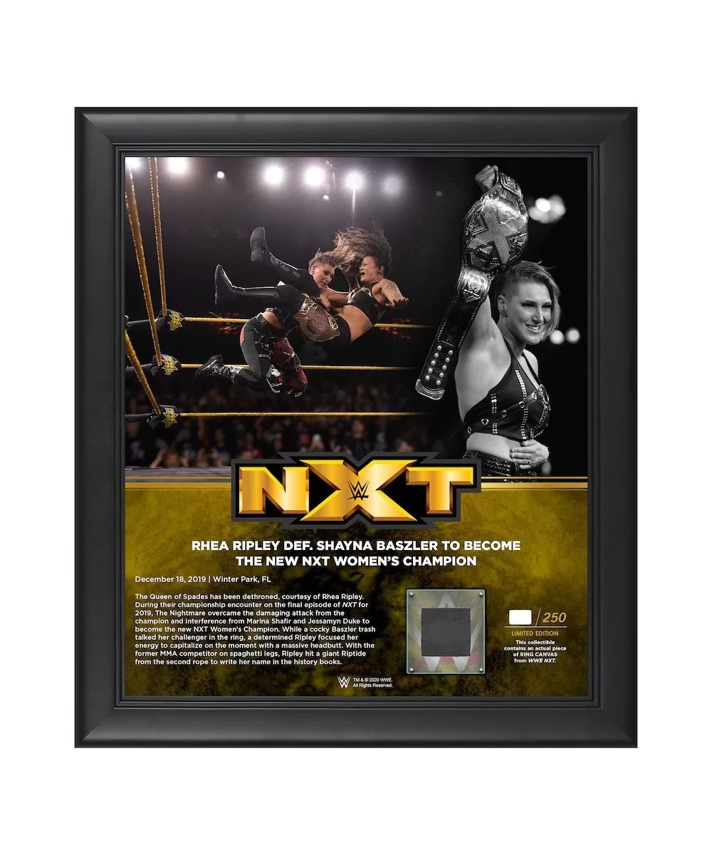 Rhea Ripley WWE Framed 15" x 17" New NXT Champion Collage with a Piece of Match-Used Canvas - Limited Edition of 250 $26.32 H...