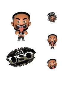 Fathead Jey Uso Five-Piece Removable Mini Decal Set $11.52 Home & Office