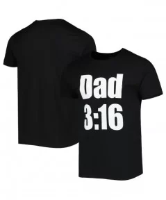 Men's Black "Stone Cold" Steve Austin Dad 3:16 T-Shirt $7.44 T-Shirts