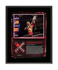 Shinsuke Nakamura 10.5" x 13" 2018 Extreme Rules Sublimated Plaque $10.56 Collectibles