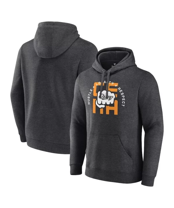 Men's Fanatics Branded Charcoal John Cena The Champ Pullover Hoodie $15.20 Apparel