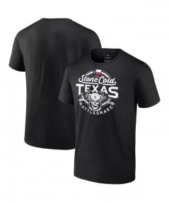 Men's Fanatics Branded Black "Stone Cold" Steve Austin Texas Rattlesnake T-Shirt $8.64 T-Shirts