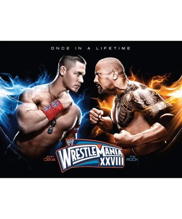 Fathead John Cena vs. The Rock WrestleMania XXVIII Removable Poster Decal $16.80 Home & Office