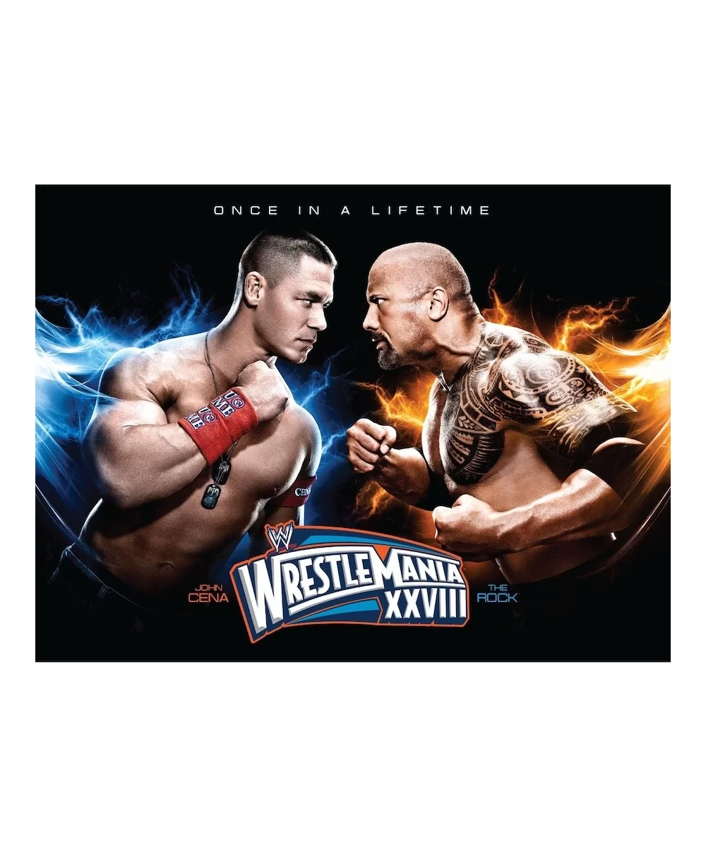 Fathead John Cena vs. The Rock WrestleMania XXVIII Removable Poster Decal $16.80 Home & Office