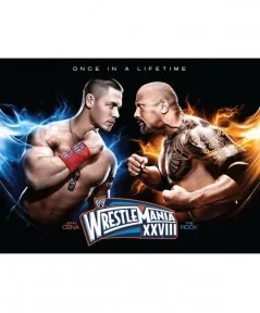 Fathead John Cena vs. The Rock WrestleMania XXVIII Removable Poster Decal $16.80 Home & Office