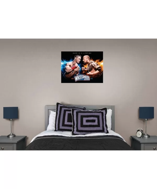 Fathead John Cena vs. The Rock WrestleMania XXVIII Removable Poster Decal $16.80 Home & Office