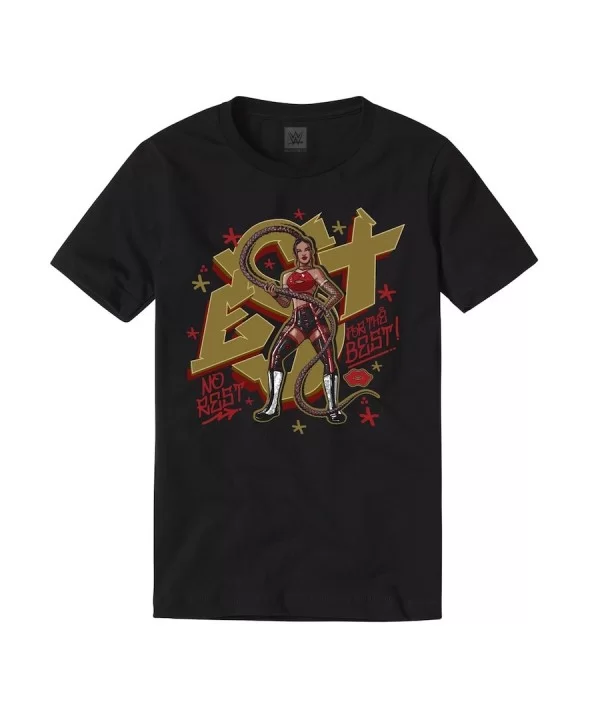 Men's Black Bianca Belair No Rest For The Best T-Shirt $11.52 T-Shirts