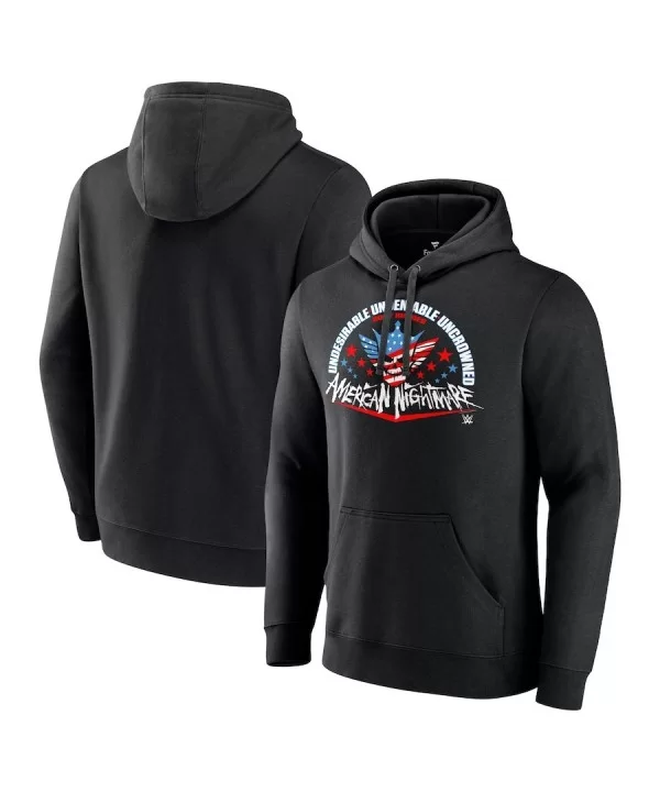 Men's Fanatics Branded Black Cody Rhodes Undeniable Pullover Hoodie $18.00 Apparel