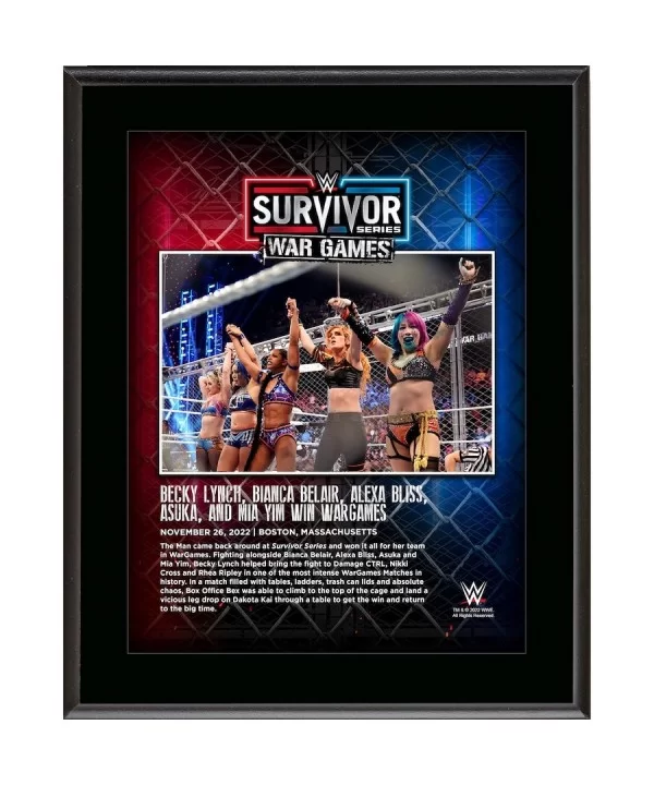 Team Bianca 10.5" x 13" 2022 Survivor Series War Games Sublimated Plaque $11.04 Collectibles