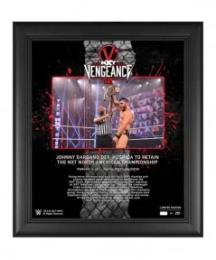 Johnny Gargano WWE Framed 15" x 17" NXT TakeOver: Vengeance Day Collage - Limited Edition of 250 $25.76 Home & Office