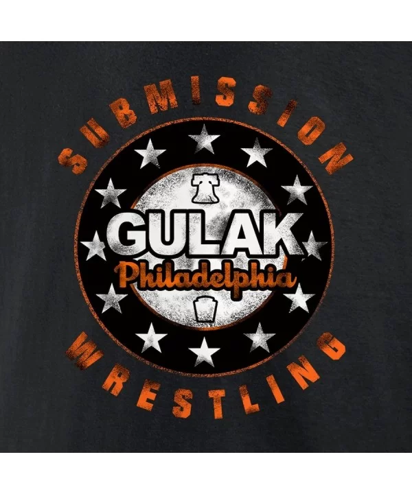 Men's Black Drew Gulak Submission Wrestling T-Shirt $11.04 T-Shirts