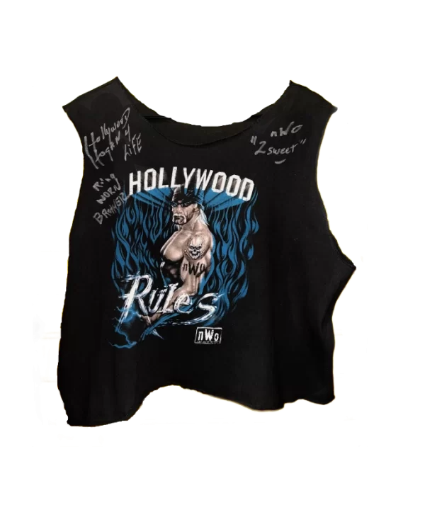 Hulk Hogan Ring Worn Hollywood Rules Tank $2,560.00 Signed Items