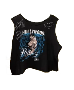 Hulk Hogan Ring Worn Hollywood Rules Tank $2,560.00 Signed Items