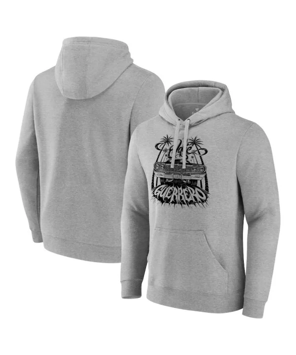 Men's Fanatics Branded Gray Eddie Guerrero Lowrider Pullover Hoodie $14.80 Apparel