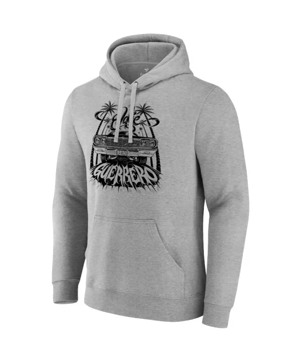 Men's Fanatics Branded Gray Eddie Guerrero Lowrider Pullover Hoodie $14.80 Apparel