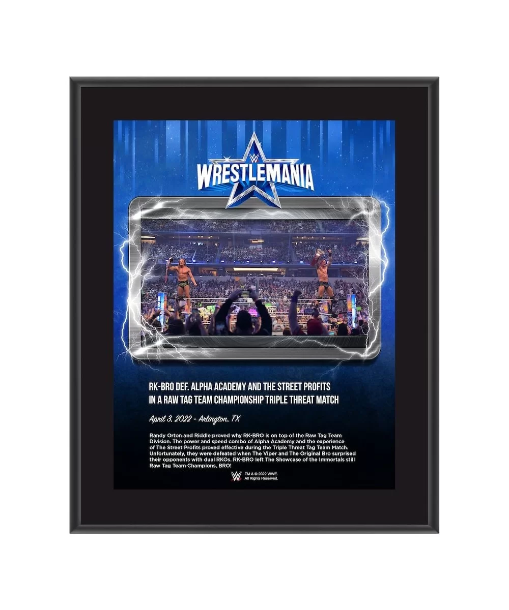 Randy Orton 10.5" x 13" WrestleMania 38 Night 2 Sublimated Plaque $9.60 Home & Office