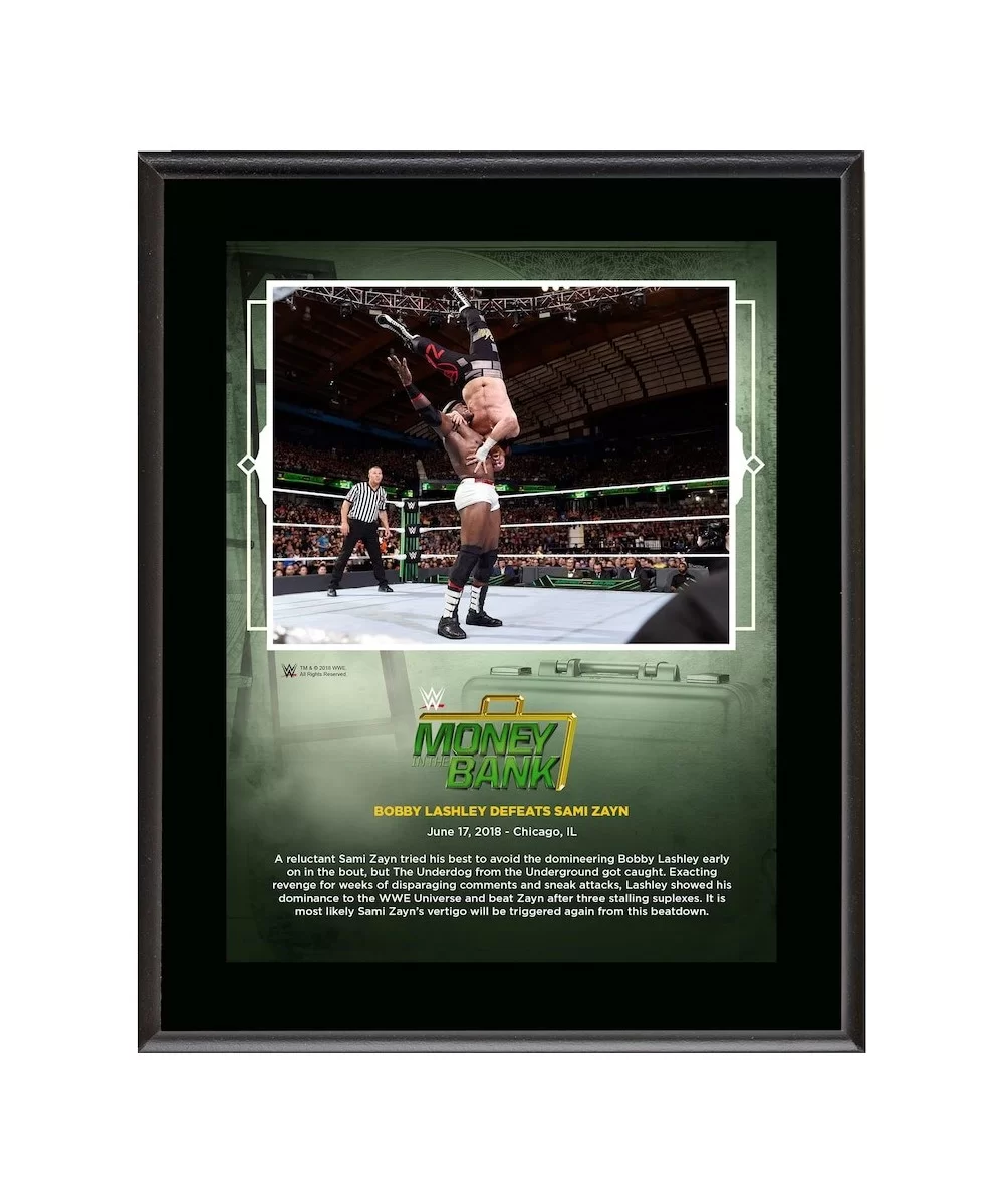 Bobby Lashley Framed 10.5" x 13" 2018 Money In The Bank Sublimated Plaque $10.80 Home & Office