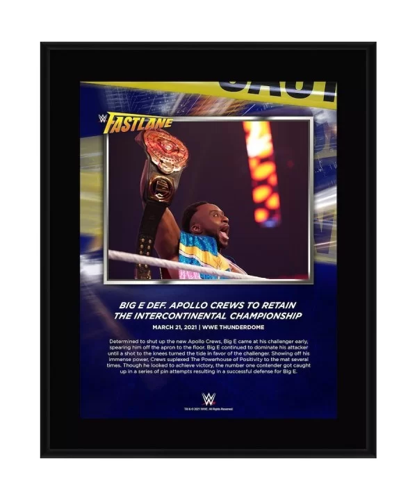 Big E Framed 10.5" x 13" 2021 Fastlane Sublimated Plaque $7.92 Home & Office