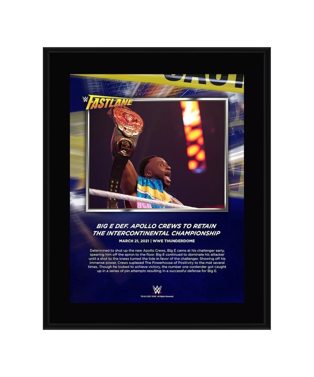 Big E Framed 10.5" x 13" 2021 Fastlane Sublimated Plaque $7.92 Home & Office