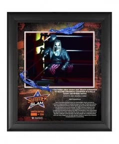 The Fiend Framed 15" x 17" 2020 SummerSlam Collage - Limited Edition of 250 $19.04 Home & Office