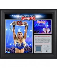 Charlotte Flair Framed 15" x 17" WrestleMania 32 Collage with a Piece of Match-Used Canvas - Limited Edition of 250 $19.04 Co...