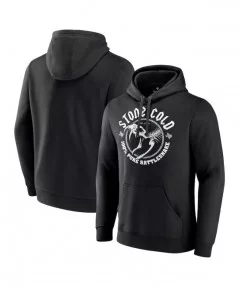 Men's Black "Stone Cold" Steve Austin 100% Pure Rattlesnake Pullover Hoodie $19.60 Apparel