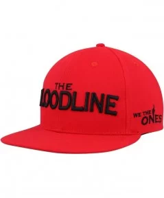 Men's Red The Bloodline Snapback Hat $5.85 Apparel