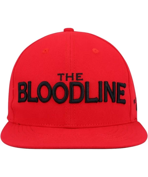 Men's Red The Bloodline Snapback Hat $5.85 Apparel