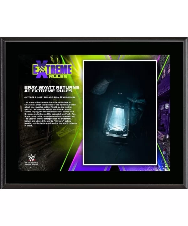 Bray Wyatt 10.5" x 13" 2022 Extreme Rules Sublimated Plaque $8.40 Home & Office